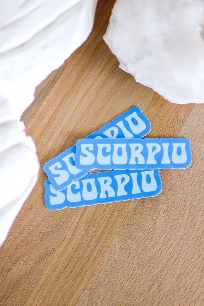 Scorpio Zodiac Sticker - Girl Tribe Co.