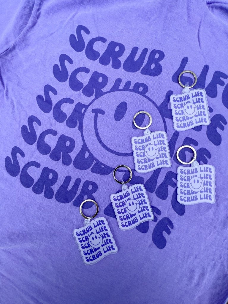 Scrub Life Keychain - Girl Tribe Co.