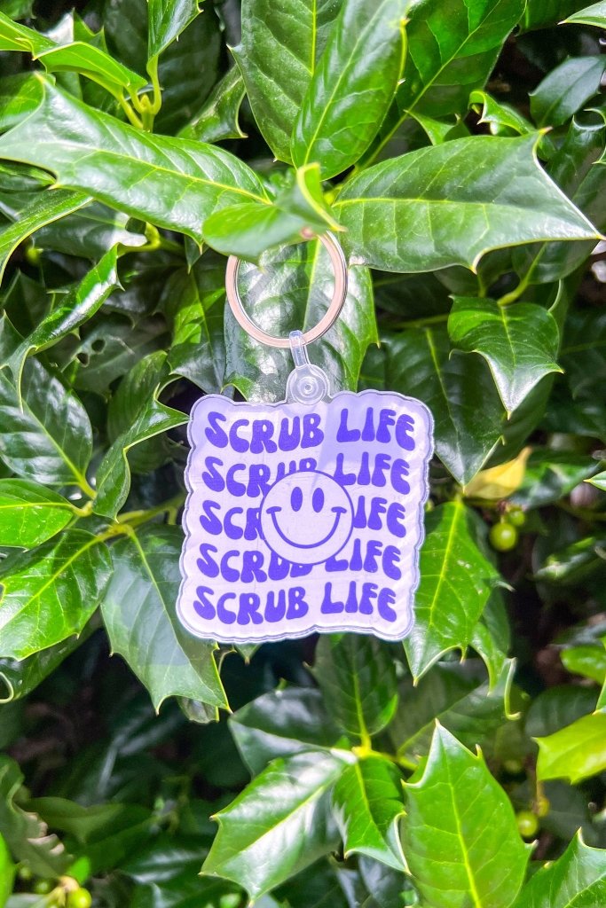 Scrub Life Keychain - Girl Tribe Co.