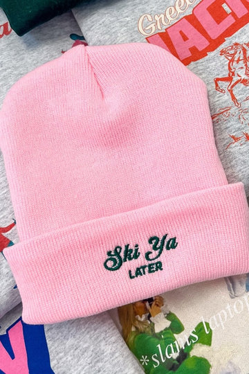 Ski Ya Later Beanie - Girl Tribe Co.