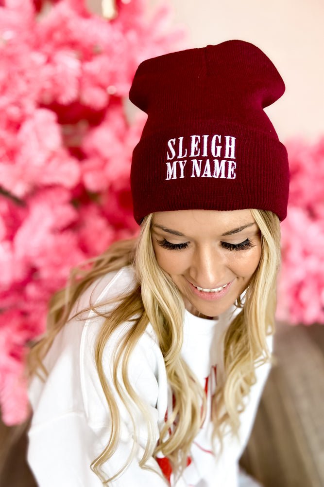 Sleigh My Name Beanie - Girl Tribe Co.
