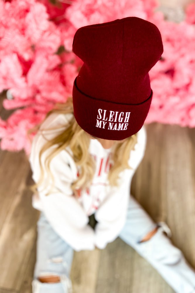 Sleigh My Name Beanie - Girl Tribe Co.