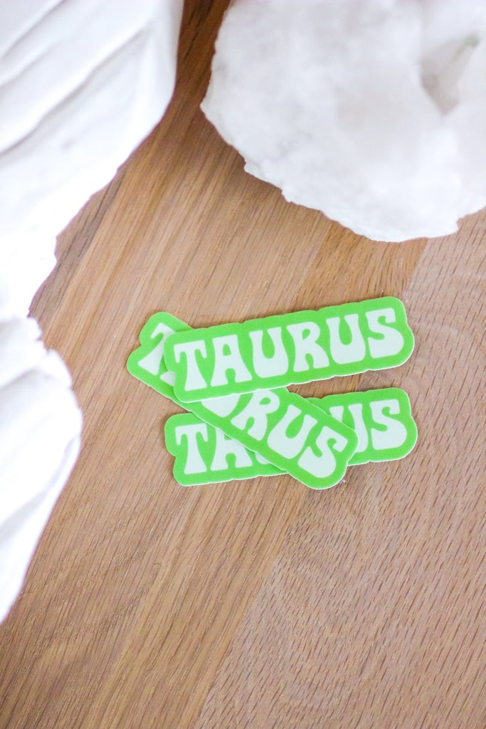 Taurus Zodiac Sticker - Girl Tribe Co.