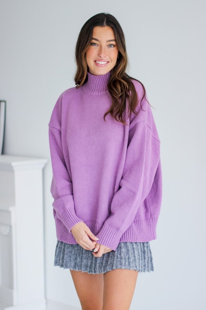 The Brittany Turtleneck Sweater - Girl Tribe Co.