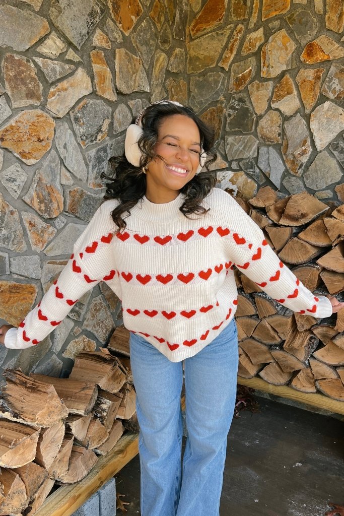 The Sammie Sweetheart Sweater - Girl Tribe Co.