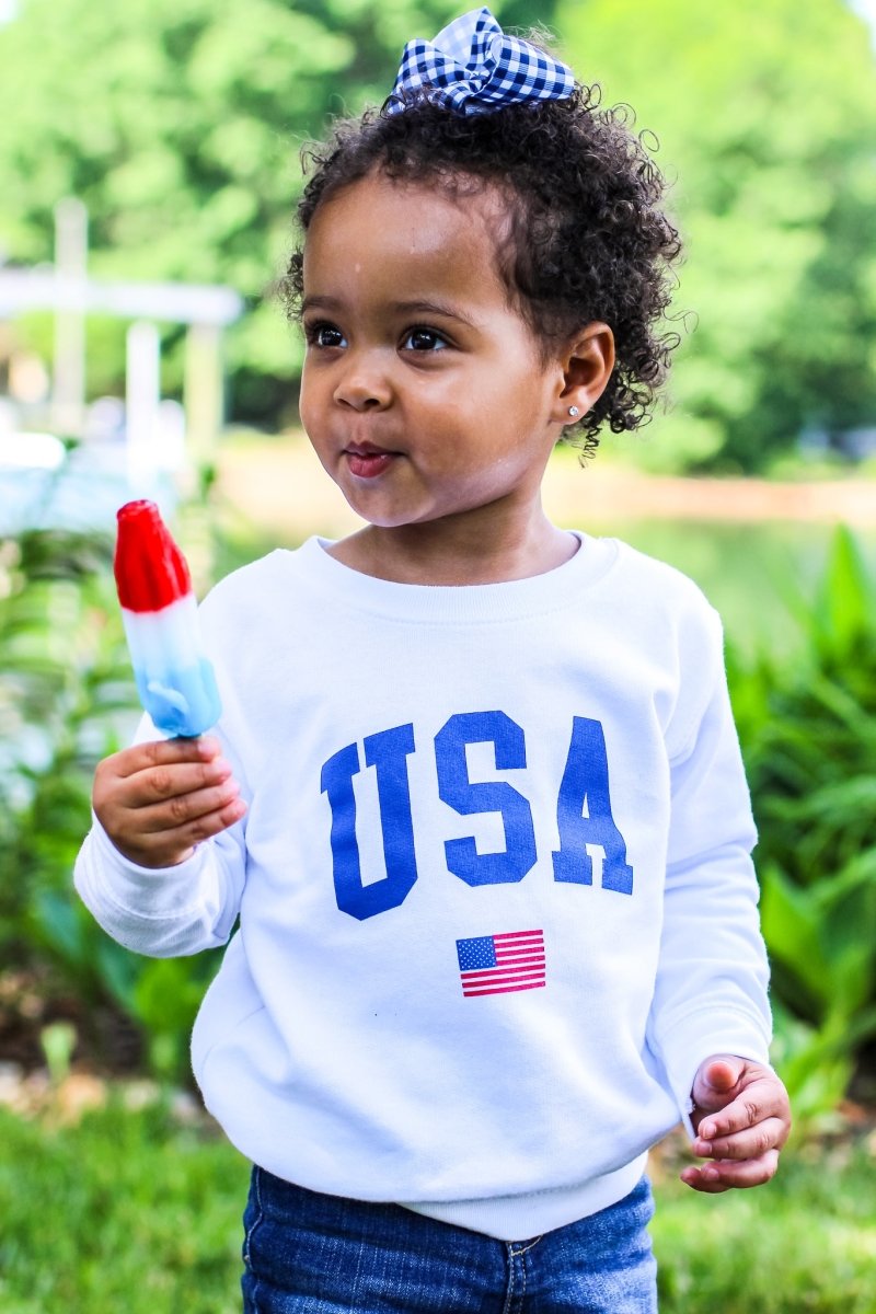 USA Kids Sweatshirt - Girl Tribe Co.
