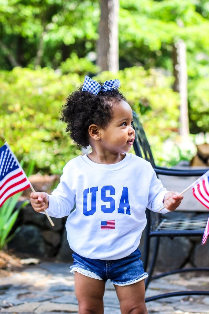 USA Kids Sweatshirt - Girl Tribe Co.