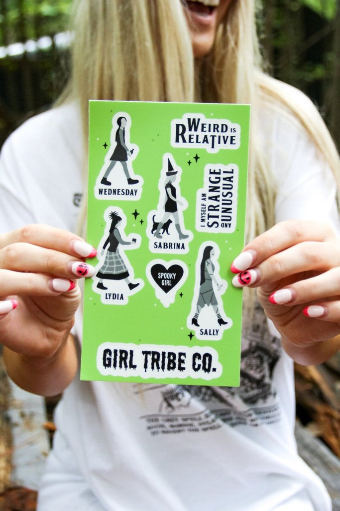 Weird is Relative Sticker Sheet - Girl Tribe Co.